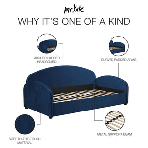Mr. Kate Moon Upholstered Daybed - Blue - Twin
