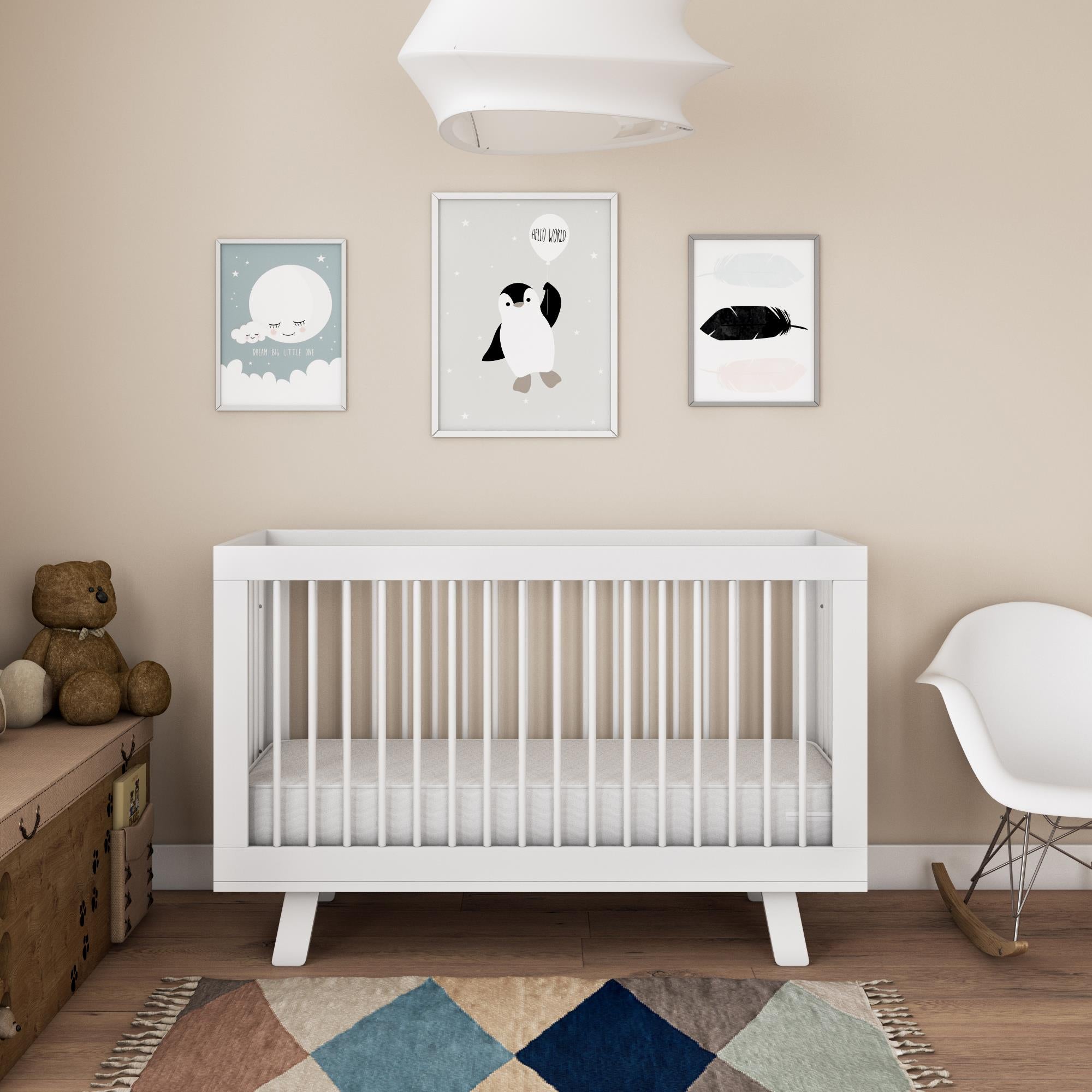 Safety 1st Pleasant Dreams Crib and Toddler Bed Mattress - White - Crib & Toddler Mattress