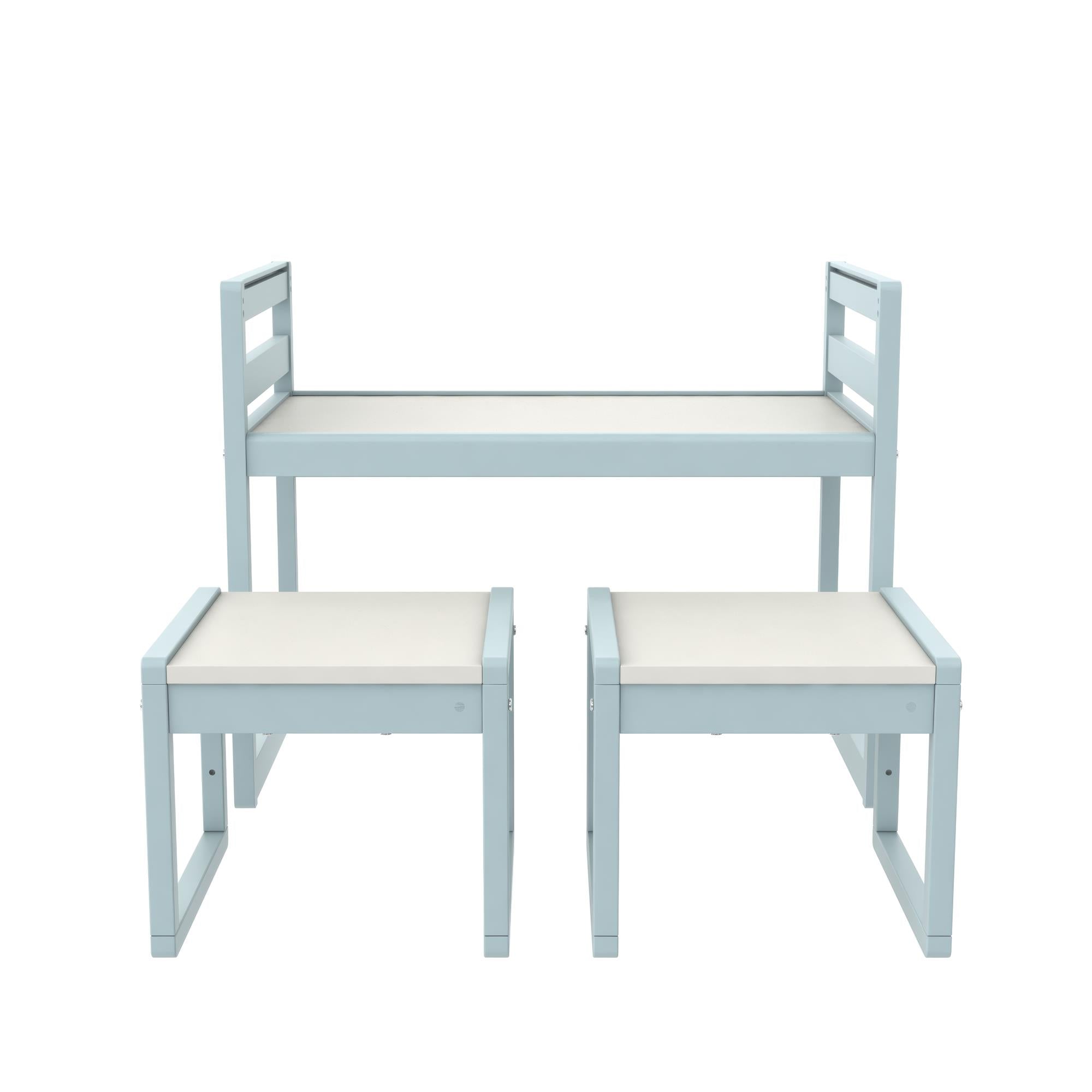Max & Finn Signy 3-Piece Kids Activity Table Set - Powder Blue