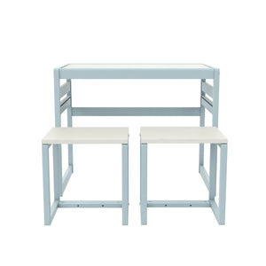 Max & Finn Signy 3-Piece Kids Activity Table Set - Powder Blue