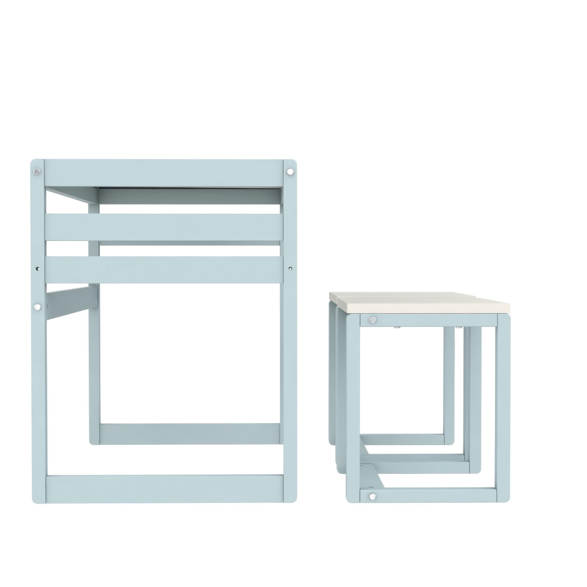 Max & Finn Signy 3-Piece Kids Activity Table Set - Powder Blue