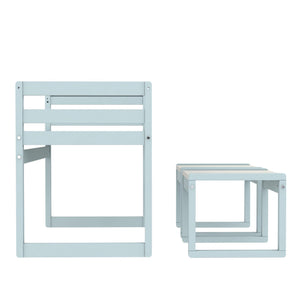 Max & Finn Signy 3-Piece Kids Activity Table Set - Powder Blue