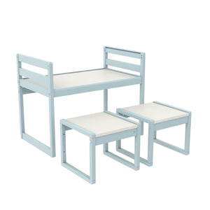 Max & Finn Signy 3-Piece Kids Activity Table Set - Powder Blue