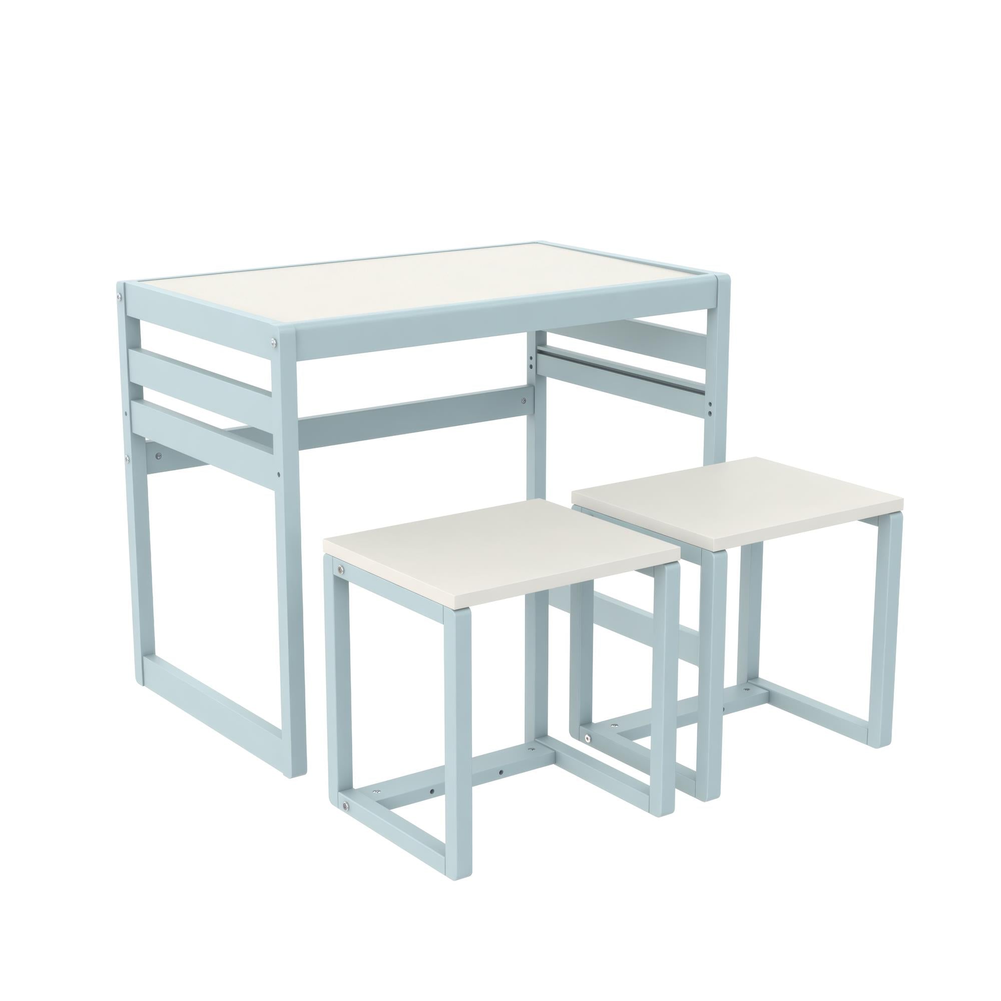 Max & Finn Signy 3-Piece Kids Activity Table Set - Powder Blue