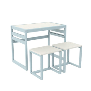 Max & Finn Signy 3-Piece Kids Activity Table Set - Powder Blue