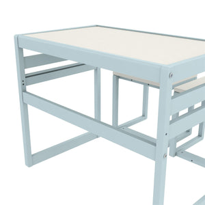 Max & Finn Signy 3-Piece Kids Activity Table Set - Powder Blue