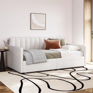 RealRooms Stratford Daybed with Storage Drawers - Cream - Twin