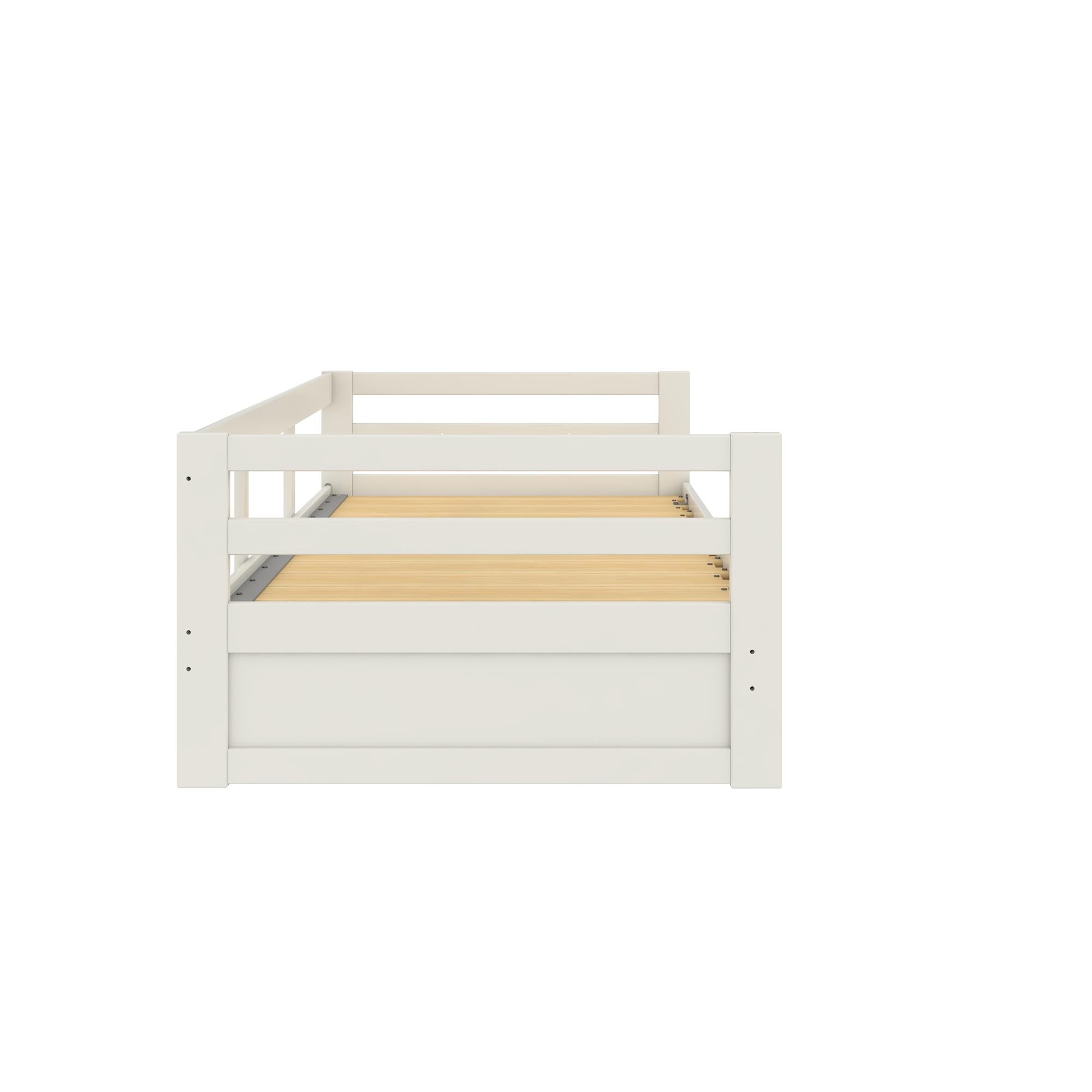 DHP Rhodes Twin to King Wood Daybed with Storage Drawer - White - Twin to King