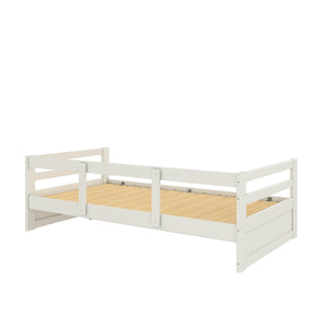 DHP Rhodes Twin to King Wood Daybed with Storage Drawer - White - Twin to King