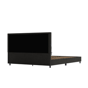 DHP Paxson Futon Sofa Bed with USB - Gray - Queen