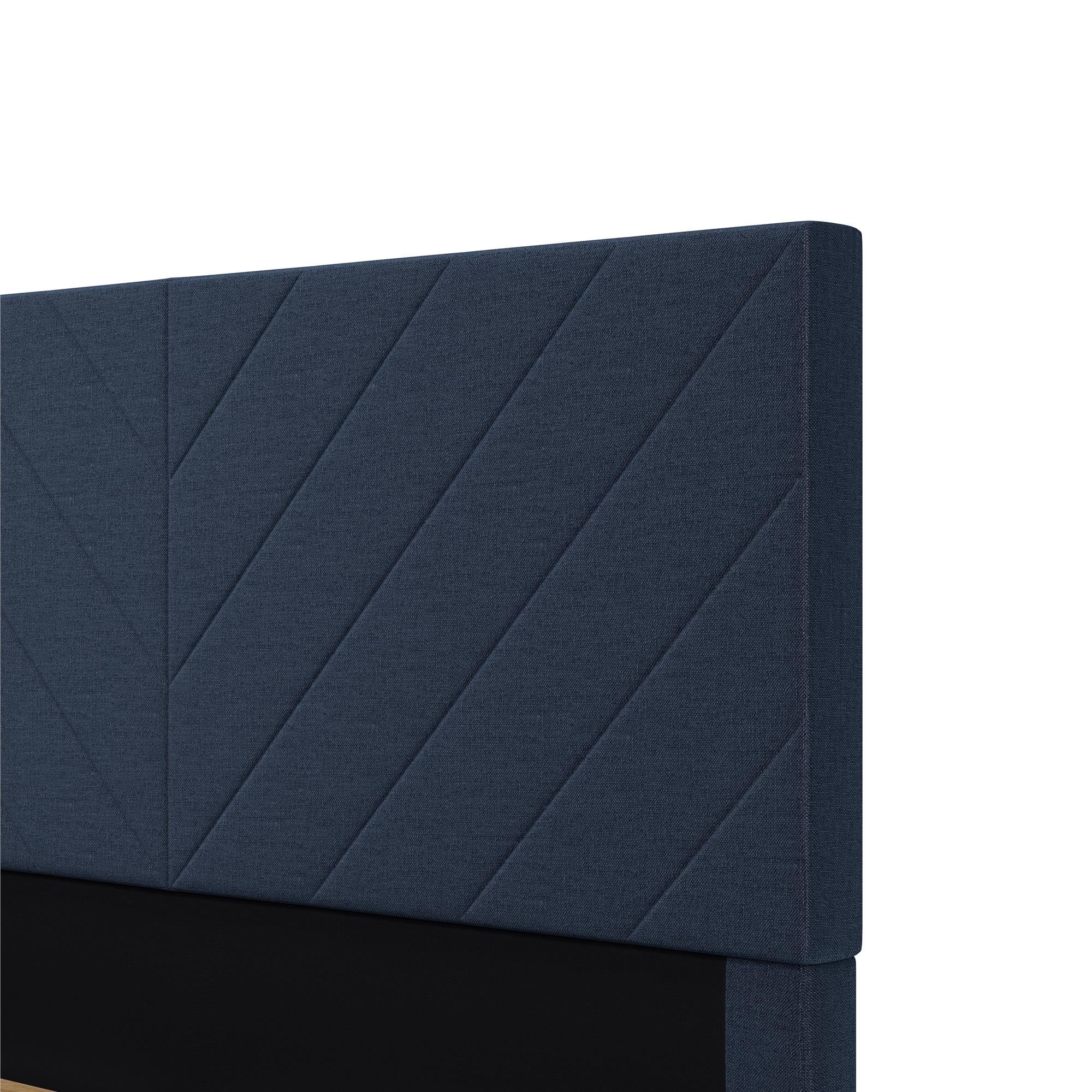 DHP Paxson Futon Sofa Bed with USB - Navy - Queen