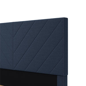 DHP Paxson Futon Sofa Bed with USB - Navy - Queen