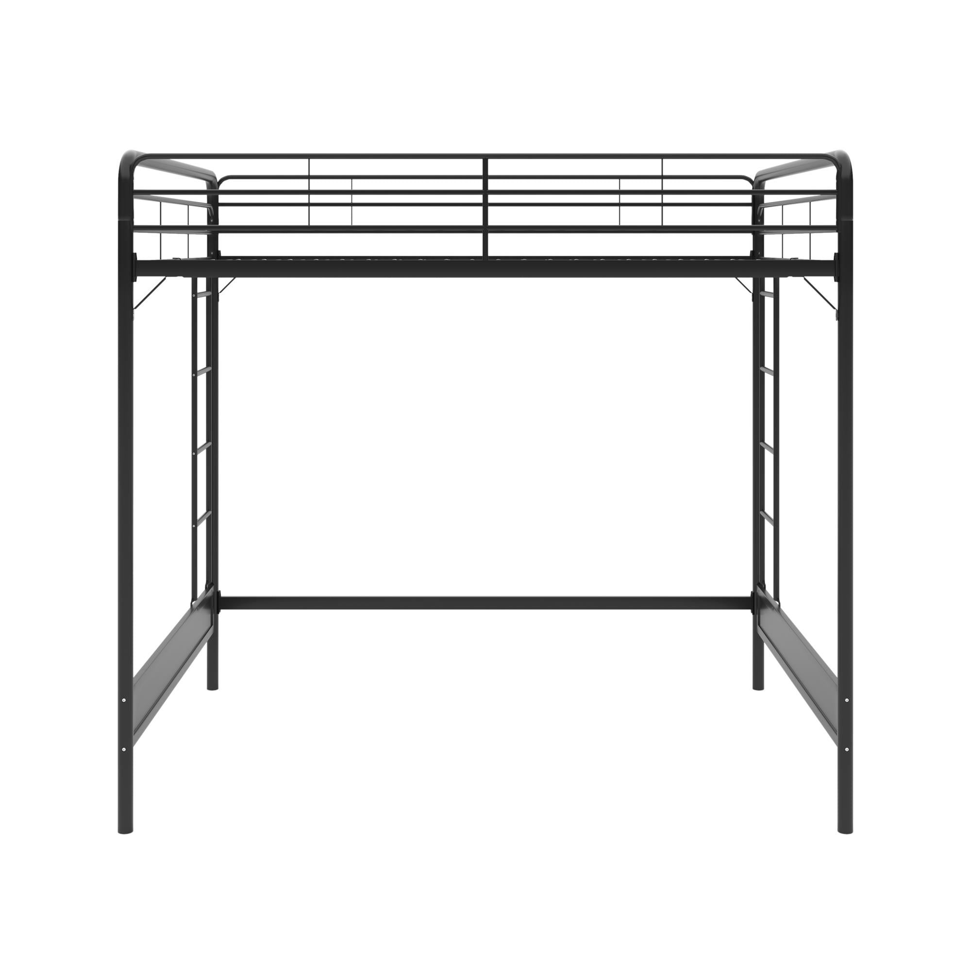 RealRooms Colten Loft Bed - Black - Full