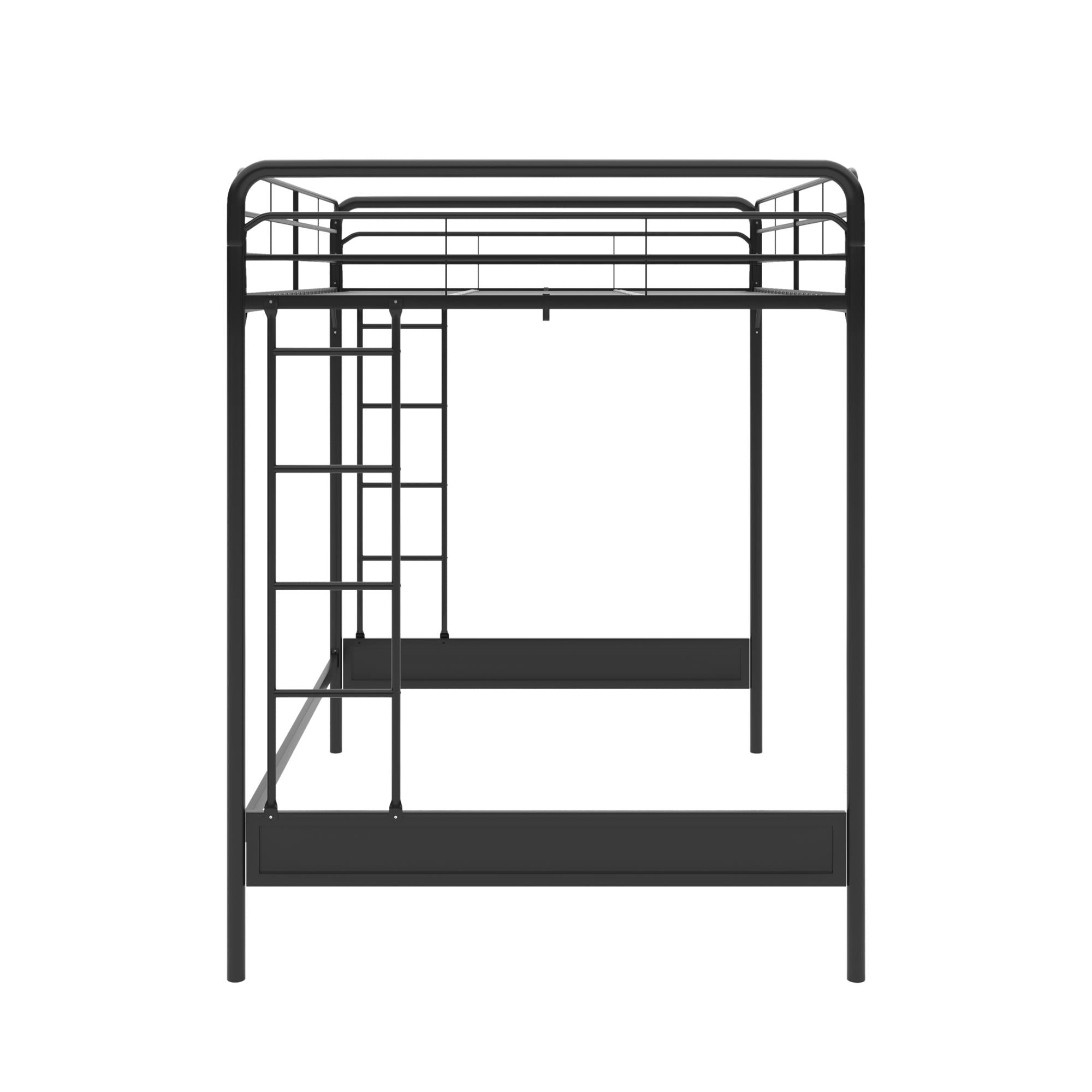 RealRooms Colten Loft Bed - Black - Full