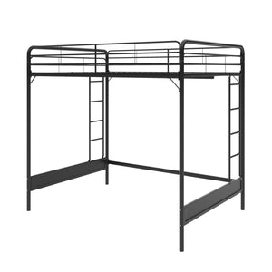 RealRooms Colten Loft Bed - Black - Full
