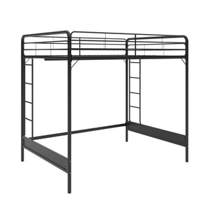 RealRooms Colten Loft Bed - Black - Full