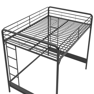 RealRooms Colten Loft Bed - Black - Full