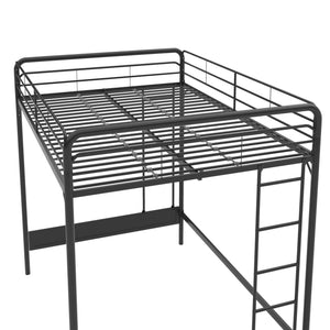 RealRooms Colten Loft Bed - Black - Full
