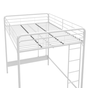 RealRooms Colten Loft Bed - White - Full