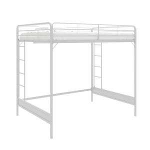 RealRooms Colten Loft Bed - White - Full