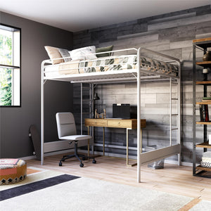 RealRooms Colten Loft Bed - White - Full
