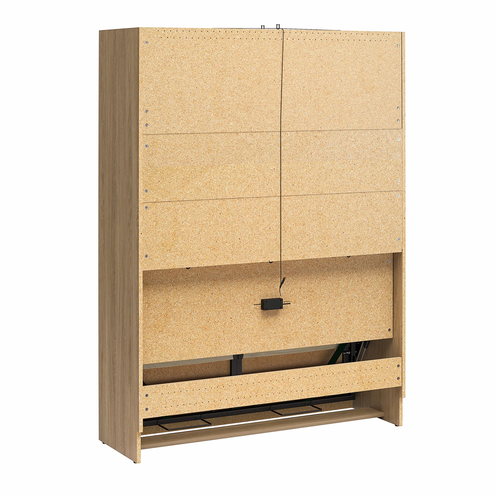 Novogratz Holly Hills Murphy Bed, Full Size - Light Oak - Full