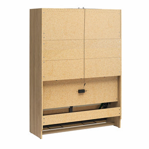 Novogratz Holly Hills Murphy Bed, Full Size - Light Oak - Full