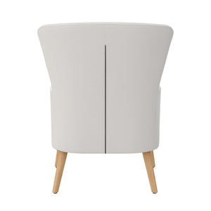 Novogratz William Accent Chair - White