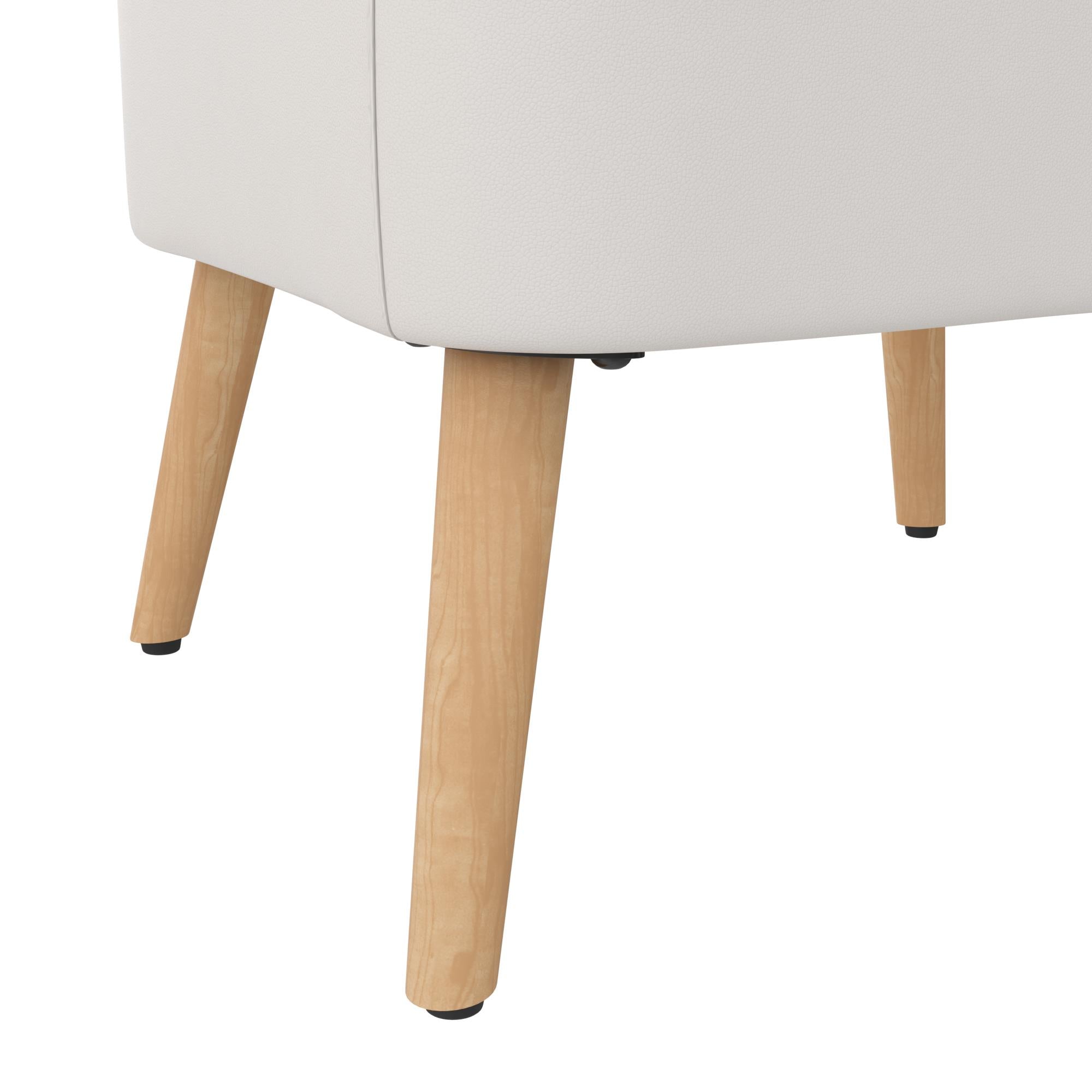 Novogratz William Accent Chair - White