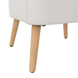 Novogratz William Accent Chair - White