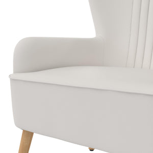 Novogratz William Accent Chair - White