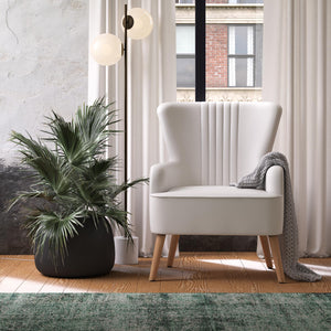 Novogratz William Accent Chair - White