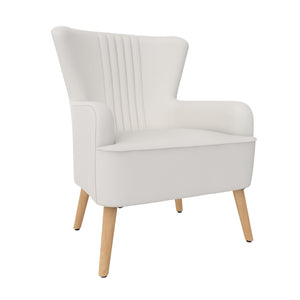 Novogratz William Accent Chair - White
