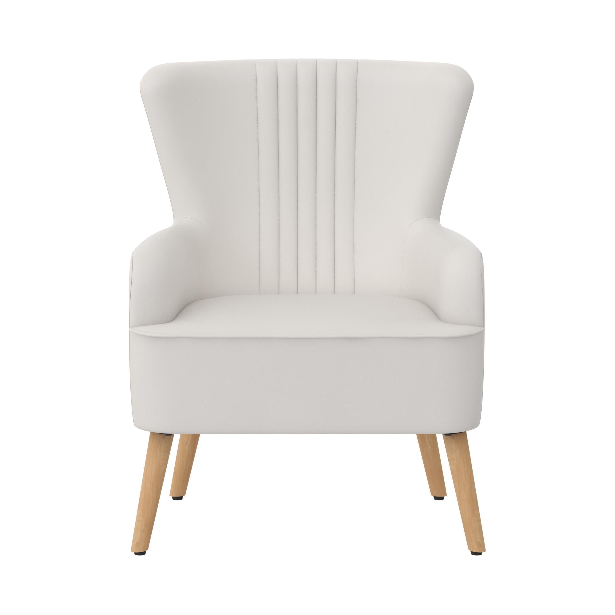 Novogratz William Accent Chair - White