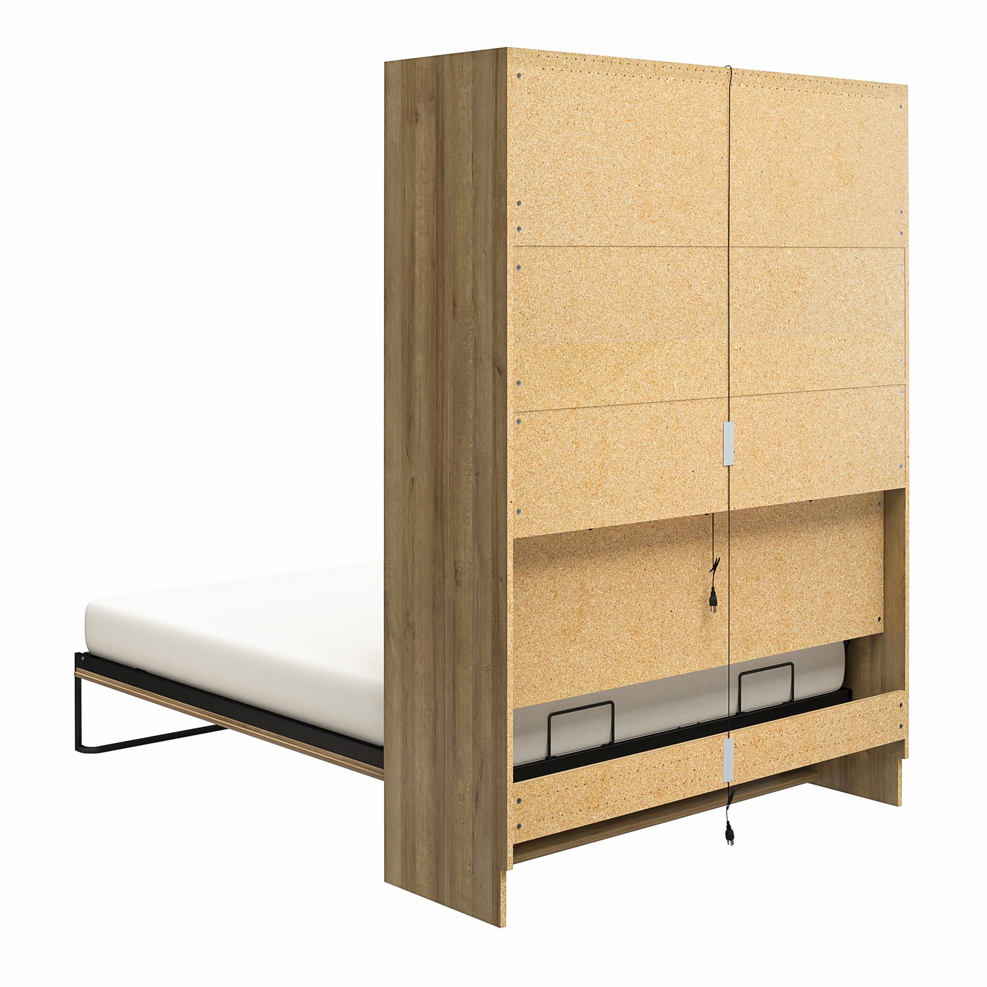 Signature Sleep Impressions Murphy Bed with Cabinets - Natural - Queen
