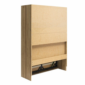 Signature Sleep Impressions Murphy Bed with Cabinets - Natural - Full