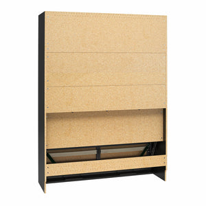 Novogratz Her Majesty Murphy Bed, Full Size - Black Oak - Full