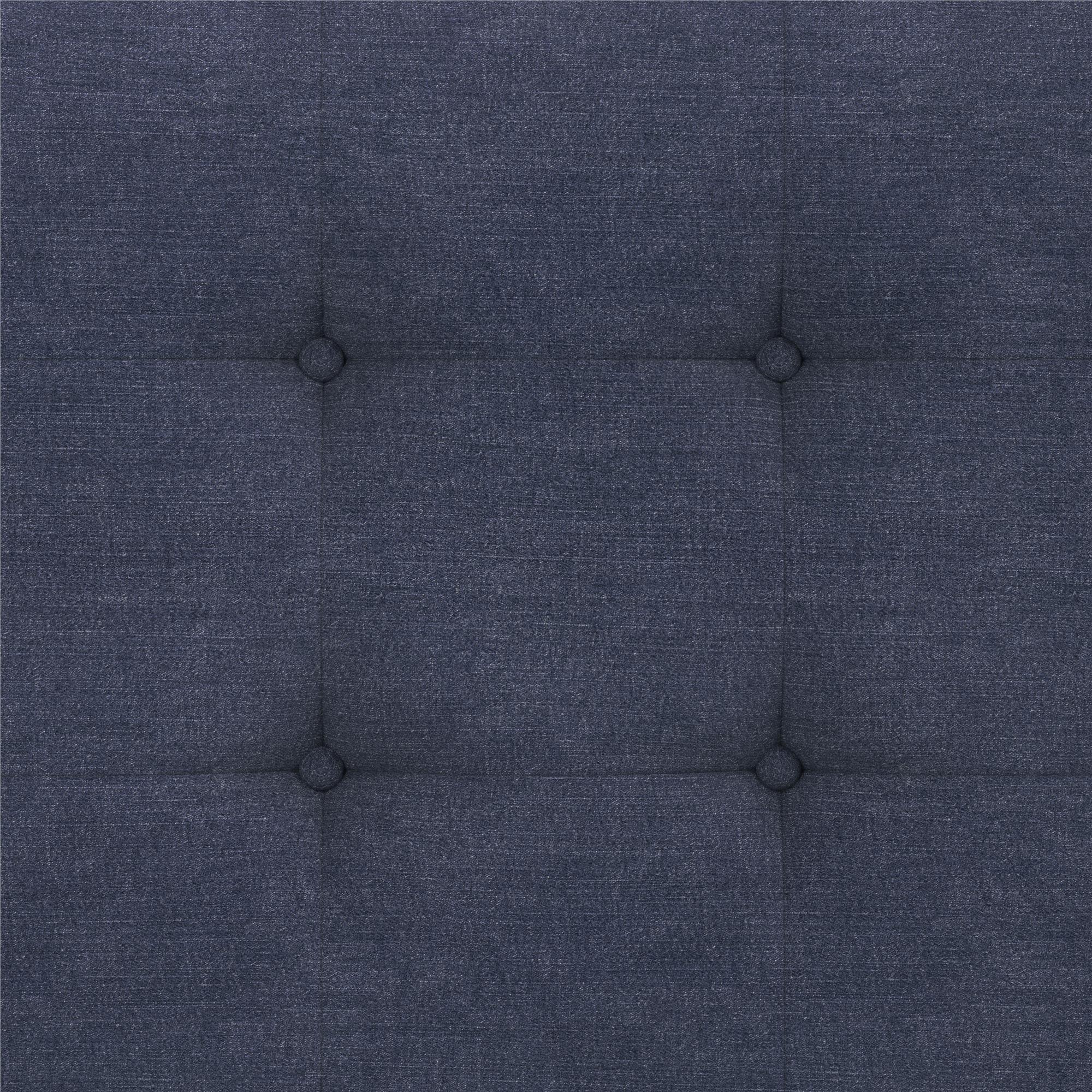 DHP Aliyah Upholstered Bed Frame - Blue - Twin