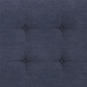 DHP Aliyah Upholstered Bed Frame - Blue - Twin