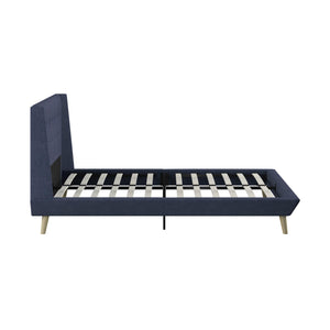 DHP Aliyah Upholstered Bed Frame - Blue - Full