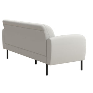 Mr. Kate Roxanne 73.5" Upholstered Sofa - Ivory Textured Chenille - 2-Seater