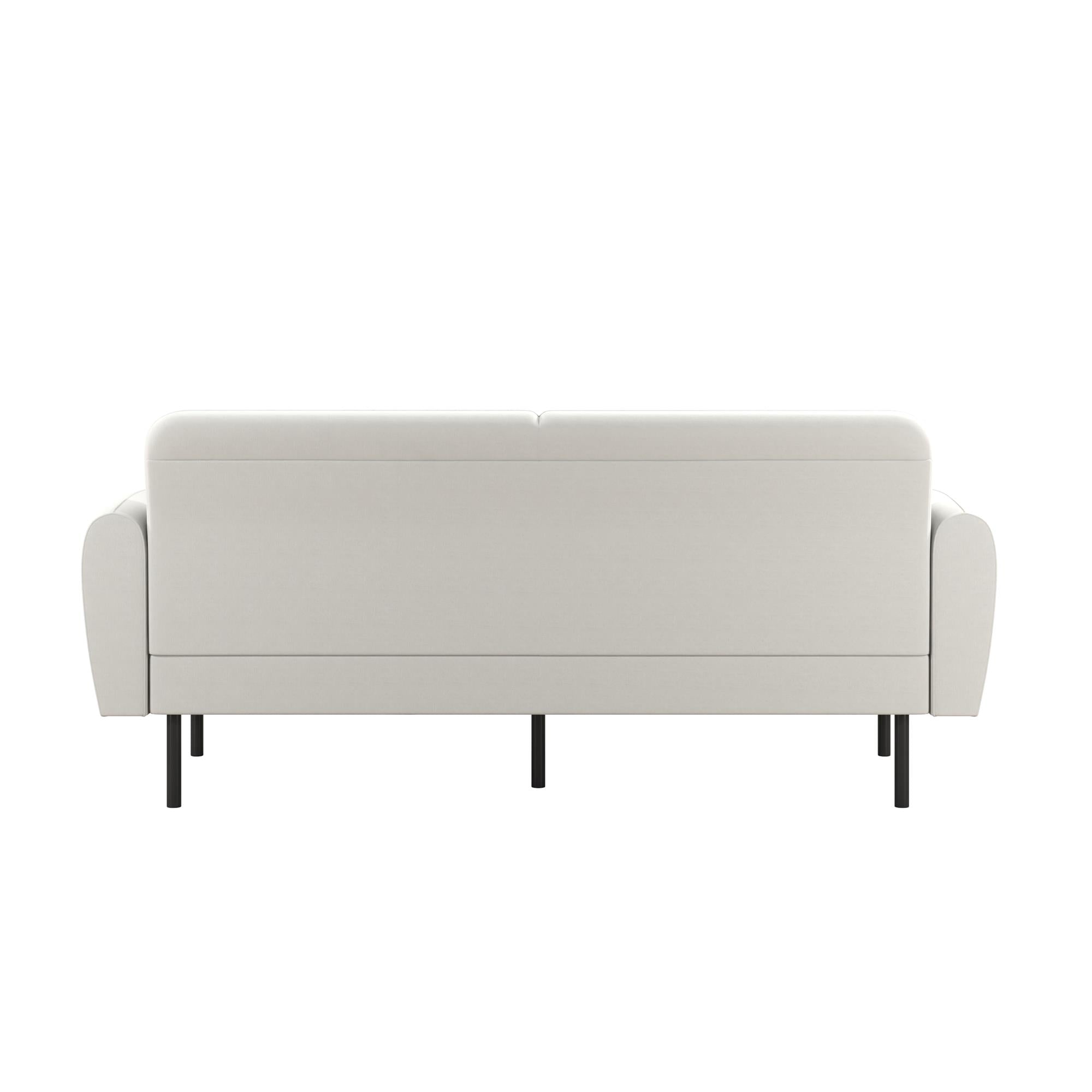 Mr. Kate Roxanne 73.5" Upholstered Sofa - Ivory Textured Chenille - 2-Seater