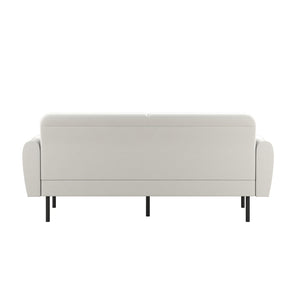 Mr. Kate Roxanne 73.5" Upholstered Sofa - Ivory Textured Chenille - 2-Seater