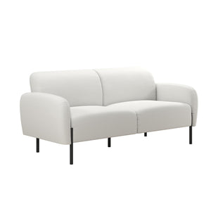 Mr. Kate Roxanne 73.5" Upholstered Sofa - Ivory Textured Chenille - 2-Seater