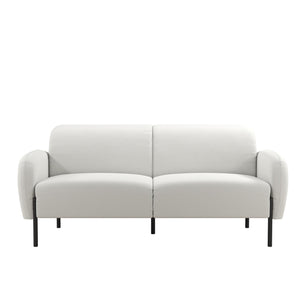 Mr. Kate Roxanne 73.5" Upholstered Sofa - Ivory Textured Chenille - 2-Seater