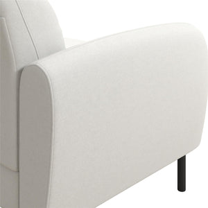 Mr. Kate Roxanne 73.5" Upholstered Sofa - Ivory Textured Chenille - 2-Seater