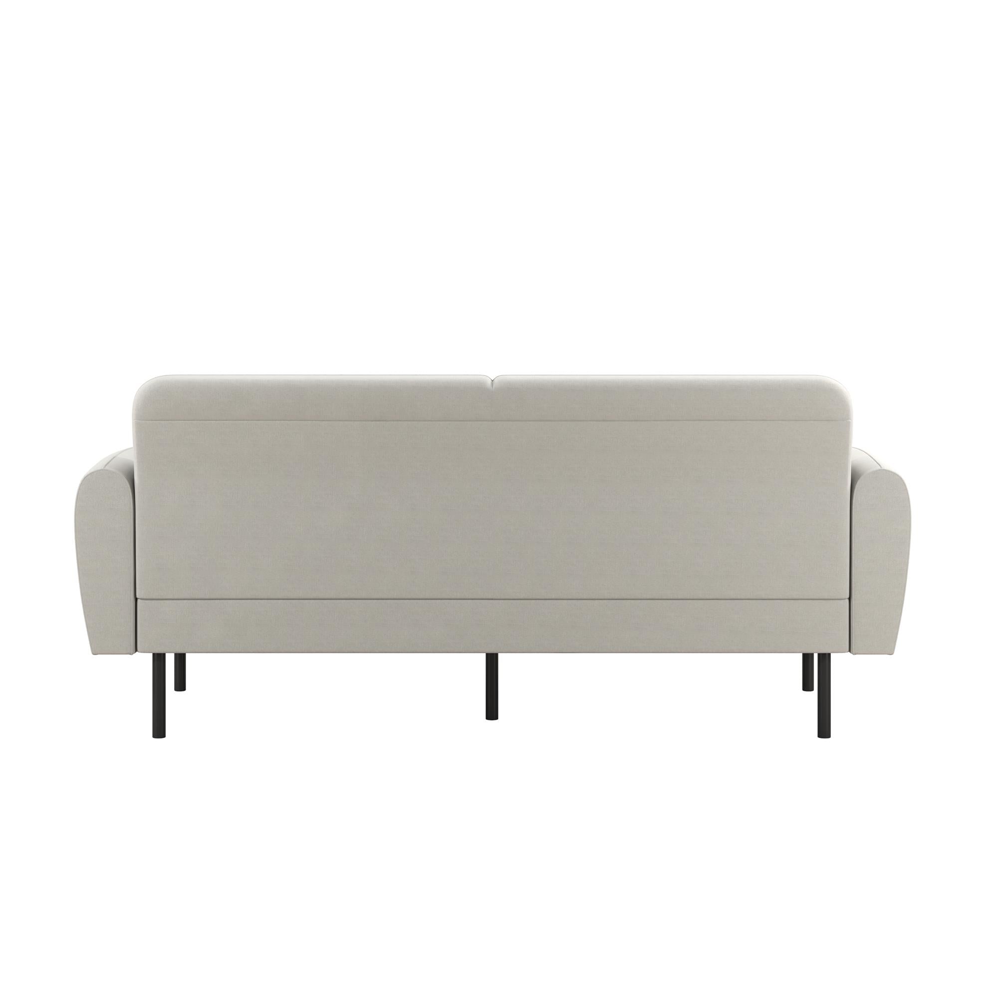 Mr. Kate Roxanne 73.5" Upholstered Sofa - Light Gray Textured Chenille - 2-Seater