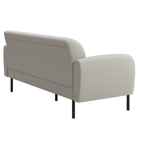 Mr. Kate Roxanne 73.5" Upholstered Sofa - Light Gray Textured Chenille - 2-Seater