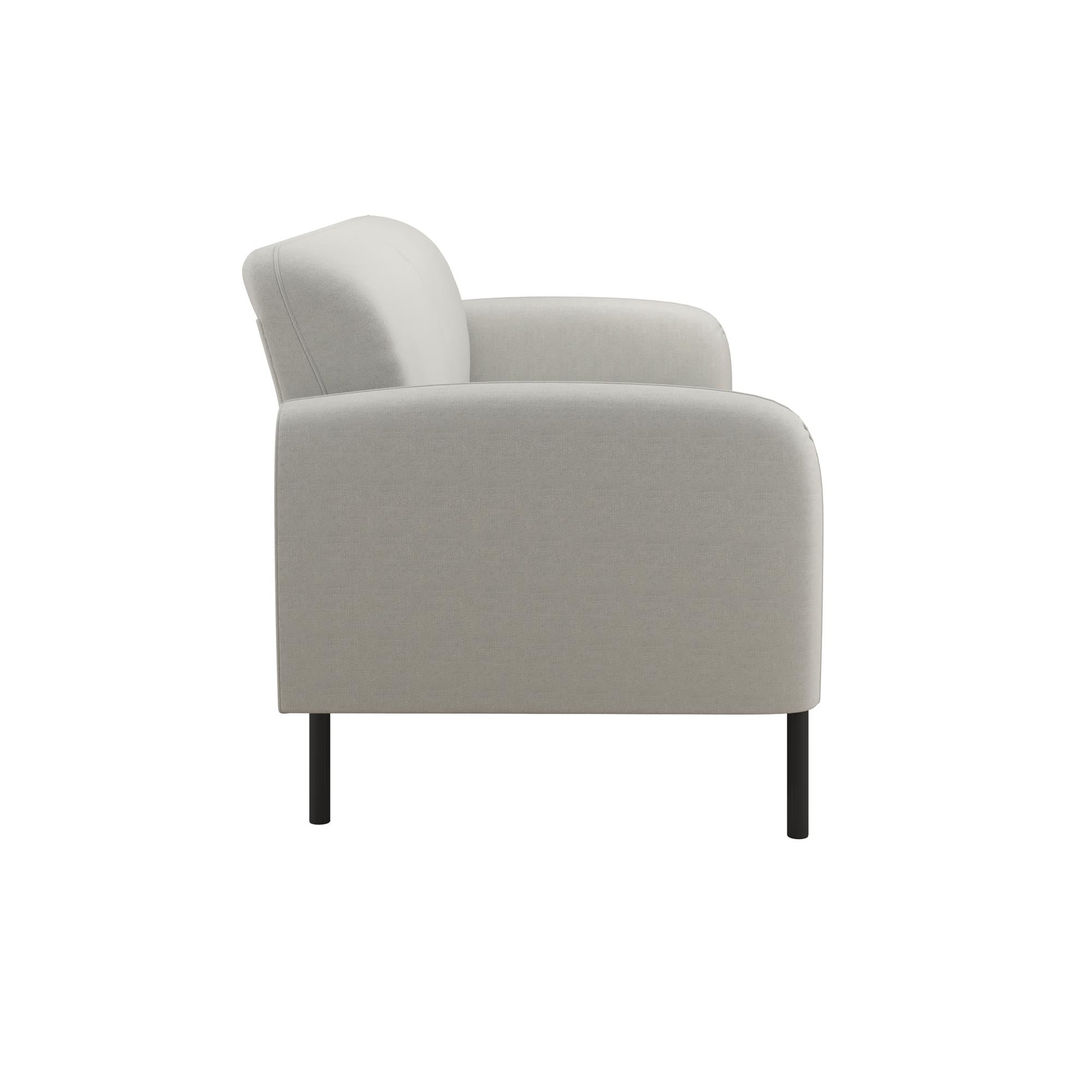 Mr. Kate Roxanne 73.5" Upholstered Sofa - Light Gray Textured Chenille - 2-Seater