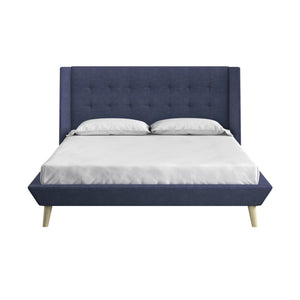 DHP Aliyah Upholstered Bed Frame - Blue - Full